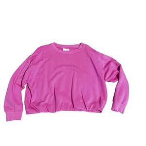 Bubblegum Pink lightweight sweatshirt